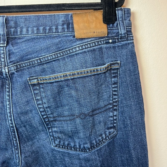 Lucky Brand Mens 121 Heritage Slim Straight Jeans Blue Denim Button Fly Sz 36x34 - Picture 13 of 14
